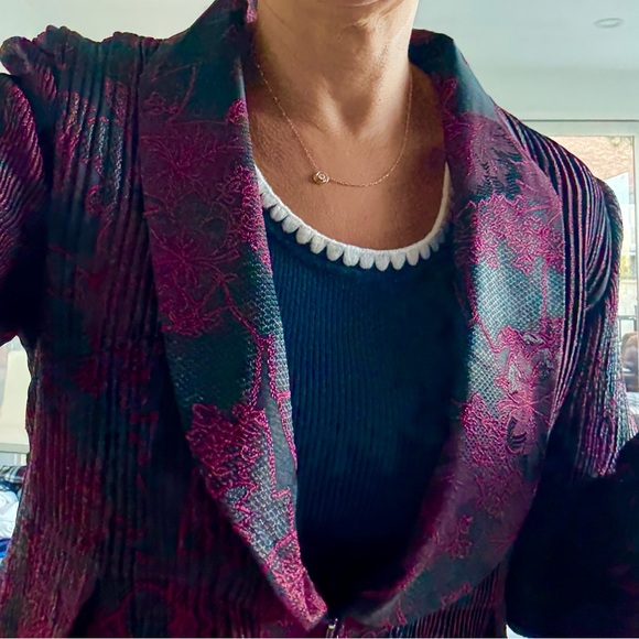 Regal Burgundy Blazer by Lindi - Picture 7 of 16